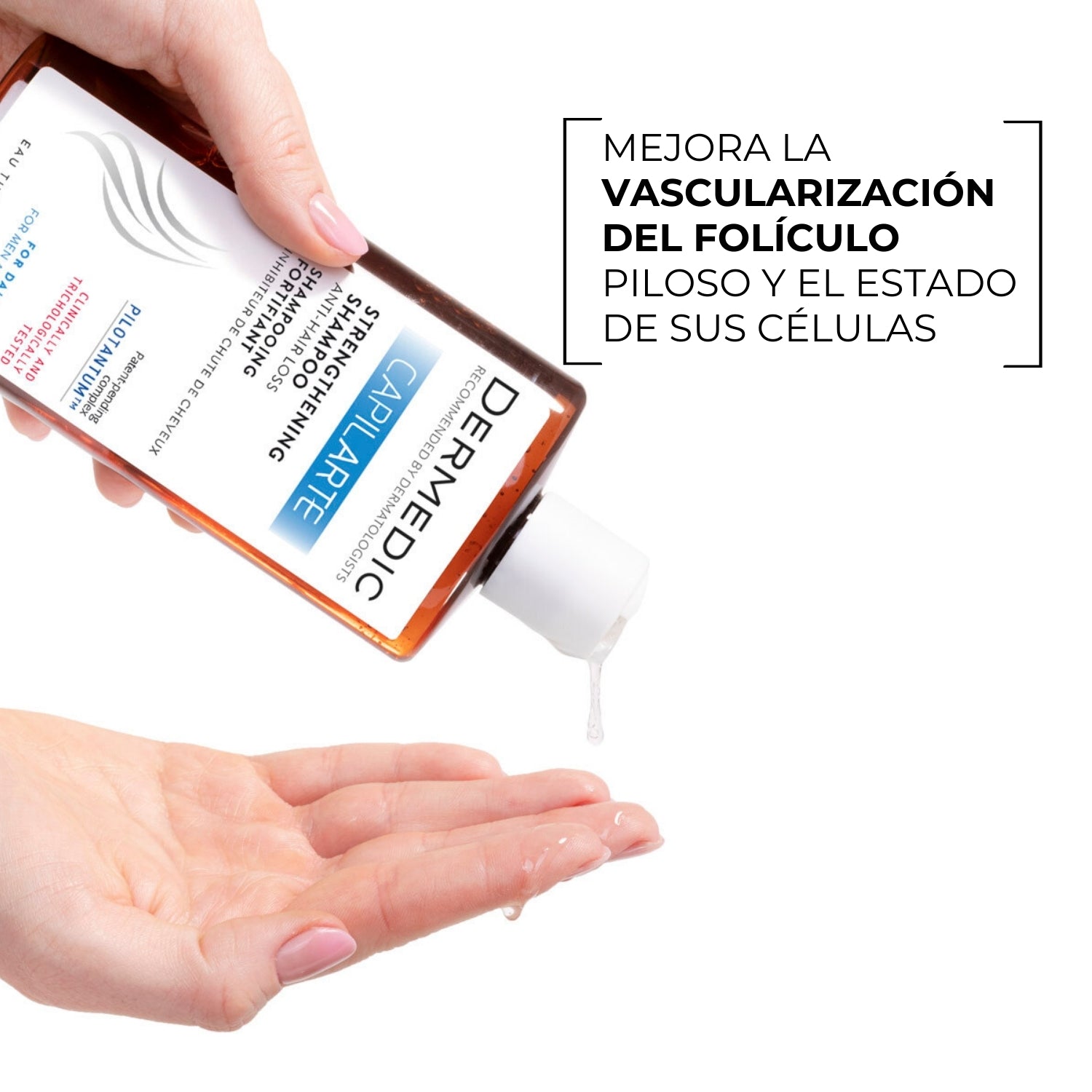 Champú Anticaída y Fortalecedor - CAPILARTE | Dermedic - Imagen 2