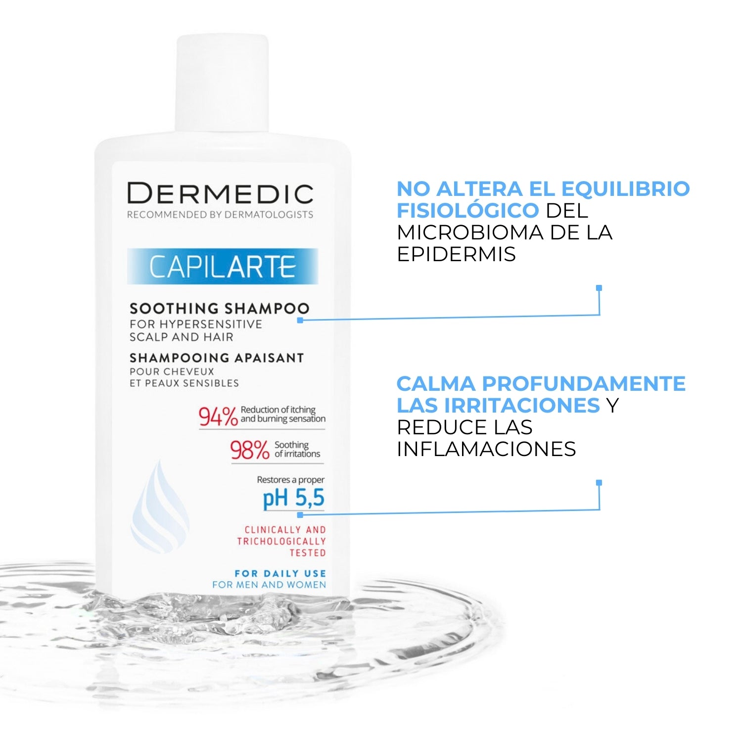 Champú Calmante - CAPILARTE | Dermedic - Imagen 2