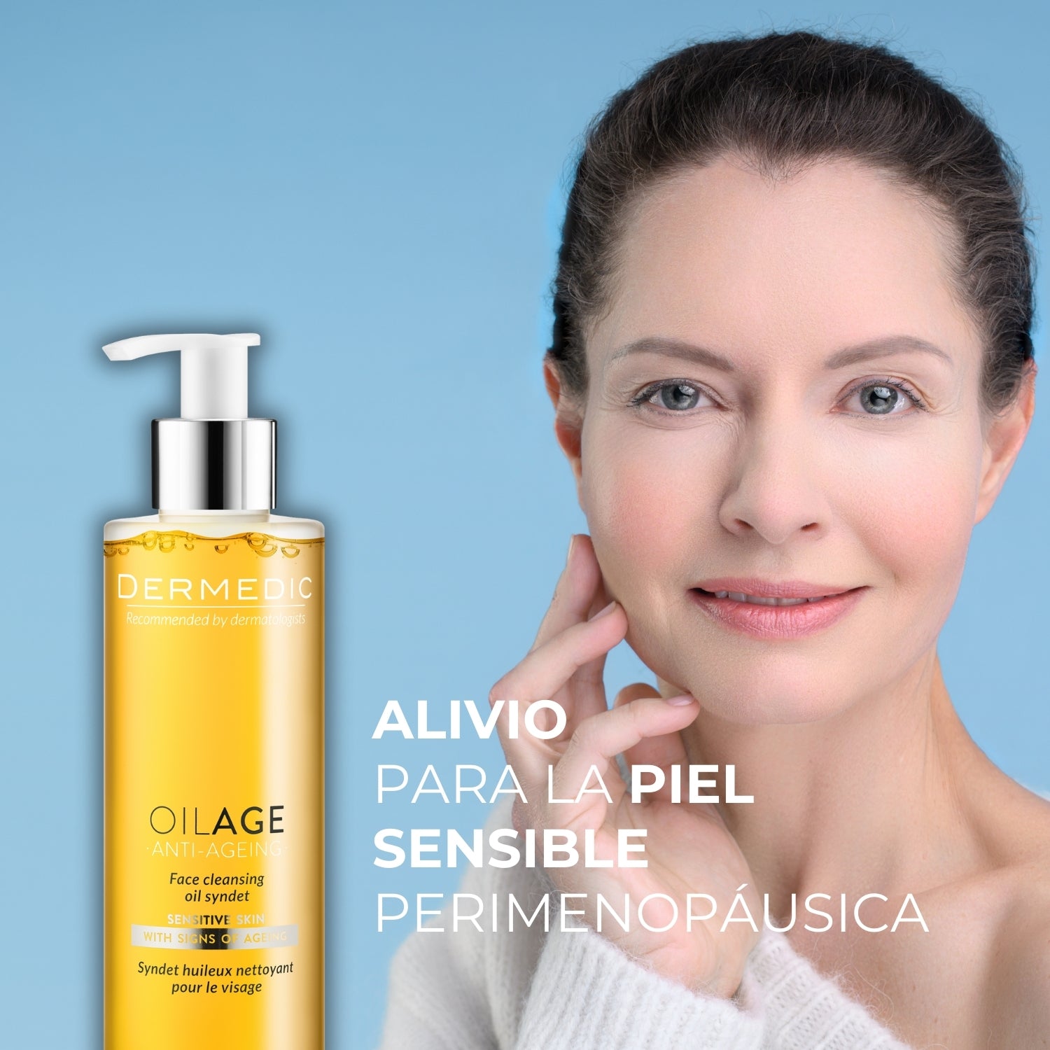 Limpiador Facial Syndet a Base de Aceite - OILAGE | Dermedic - Imagen 5