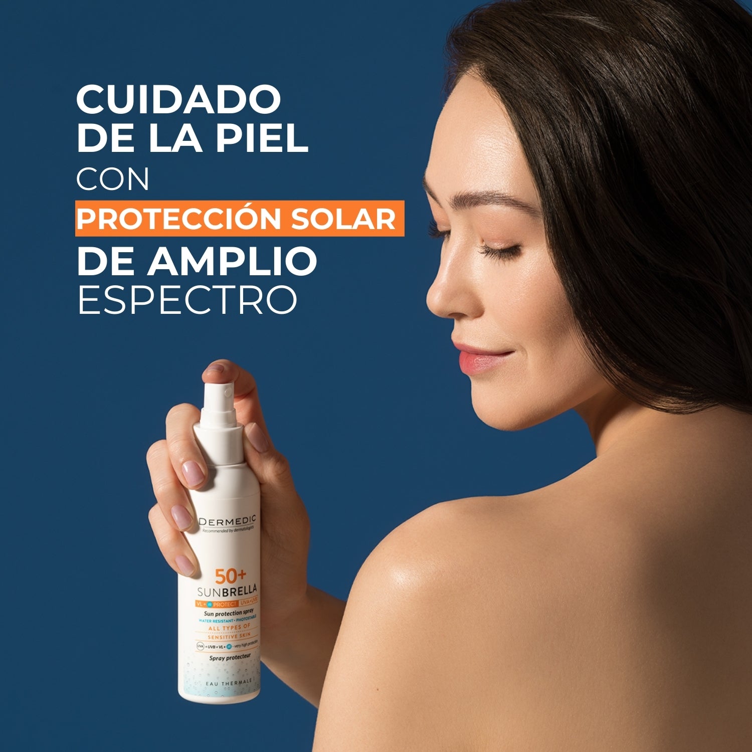 Protector Solar Spray SPF 50+ - SUNBRELLA | Dermedic - Imagen 3