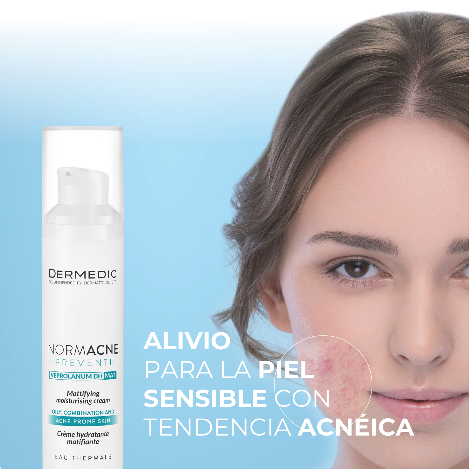 Crema Hidratante Matificante - NORMACNE | Dermedic - Imagen 3