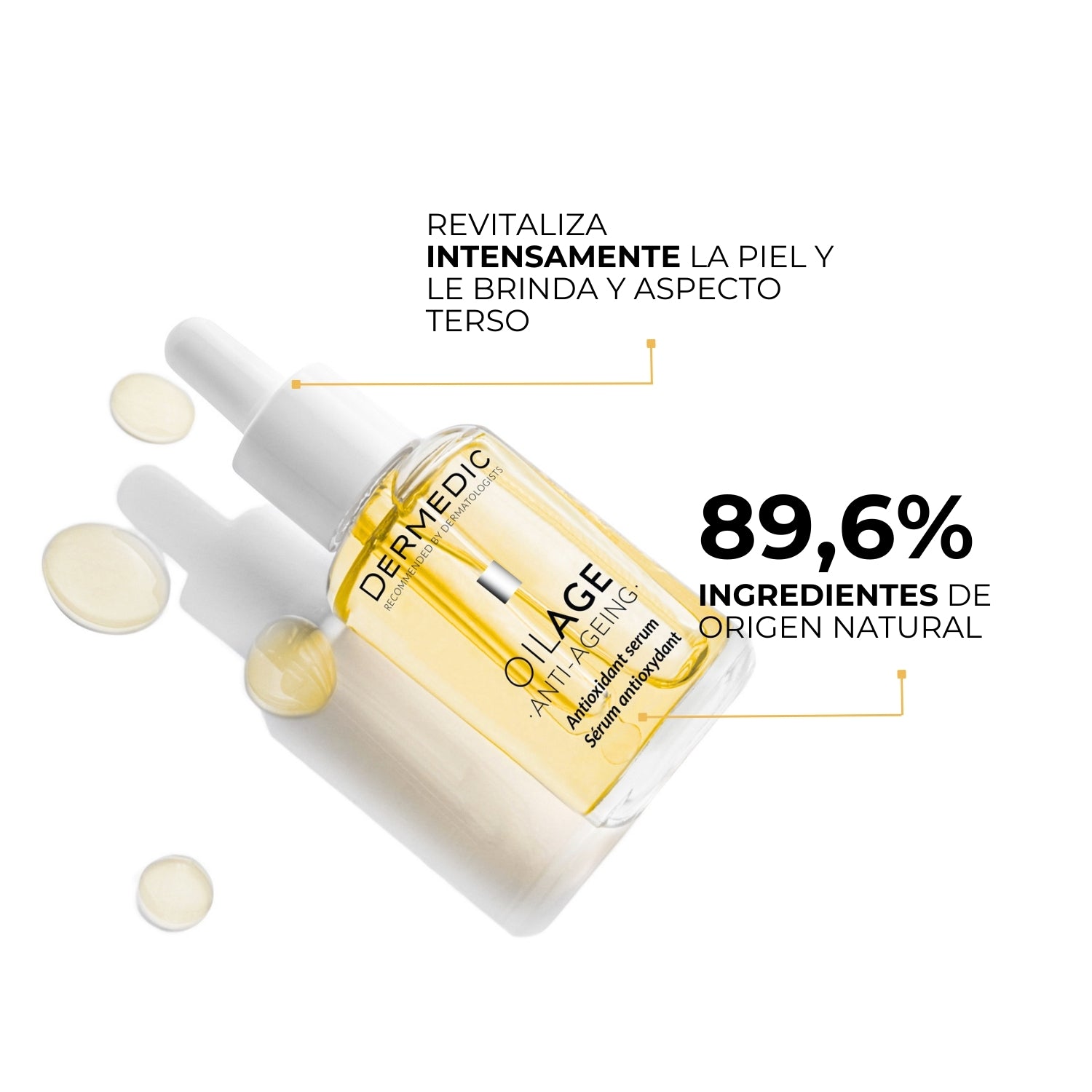 Sérum Antioxidante - OILAGE | Dermedic - Imagen 2