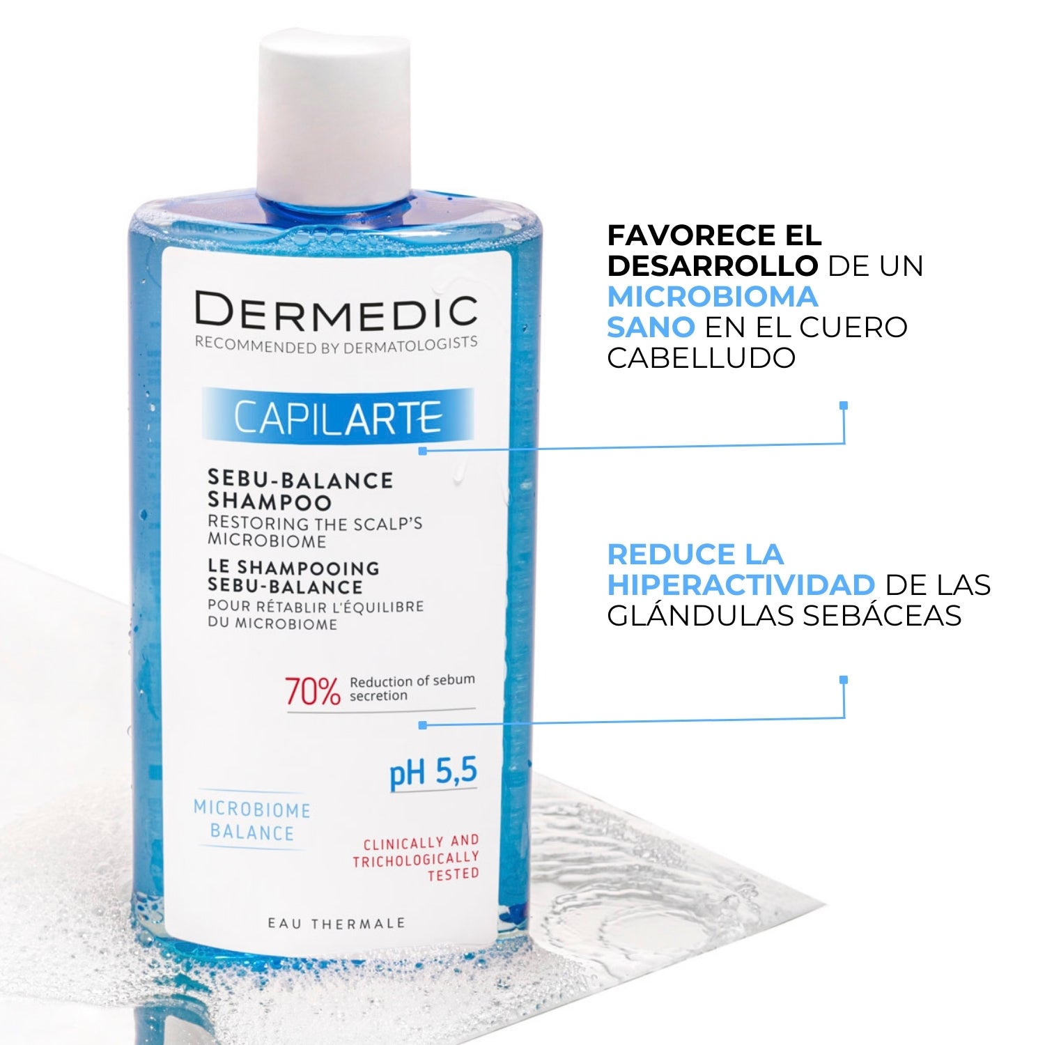 Champú Sebu Balance - CAPILARTE | Dermedic - Imagen 3