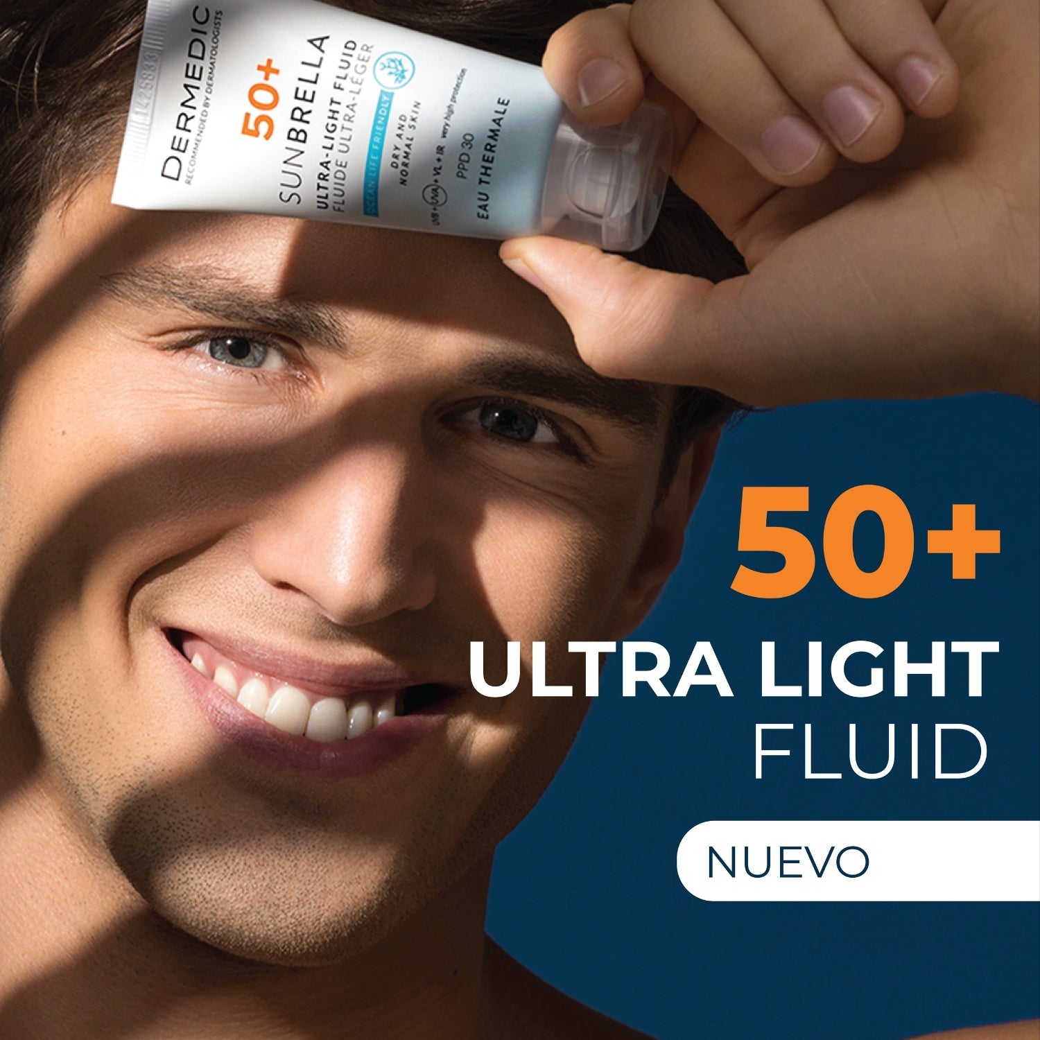 Fluido Ultraligero SPF 50+ Piel Seca y Normal - SUNBRELLA | Dermedic - Imagen 3